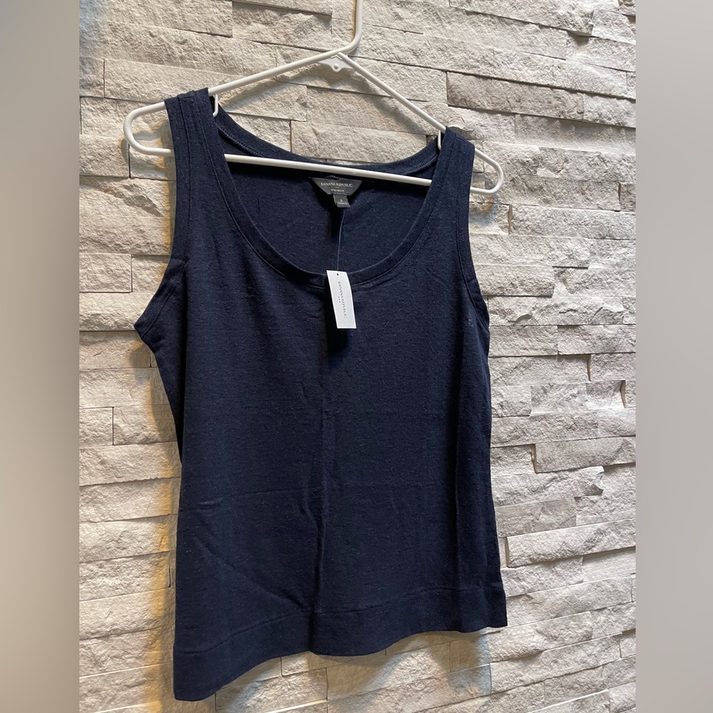 NWT Banana Republic Linen Blend Tank Top